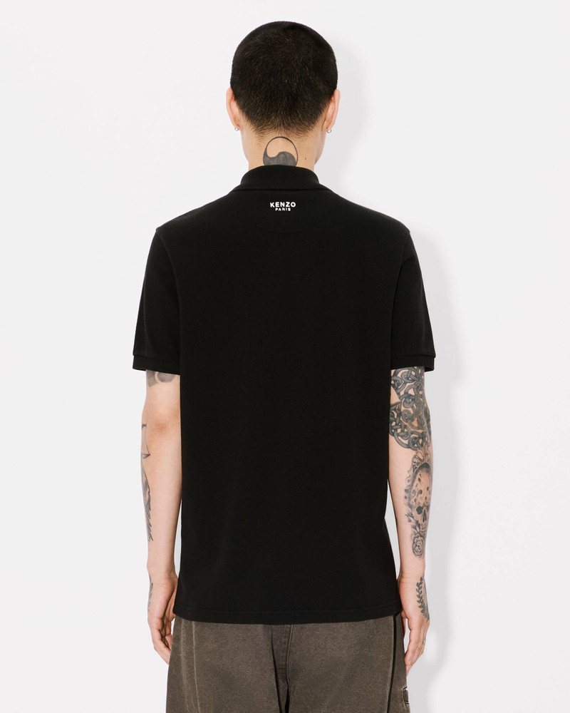 'KENZO Pop' embroidered slim polo in cotton 4