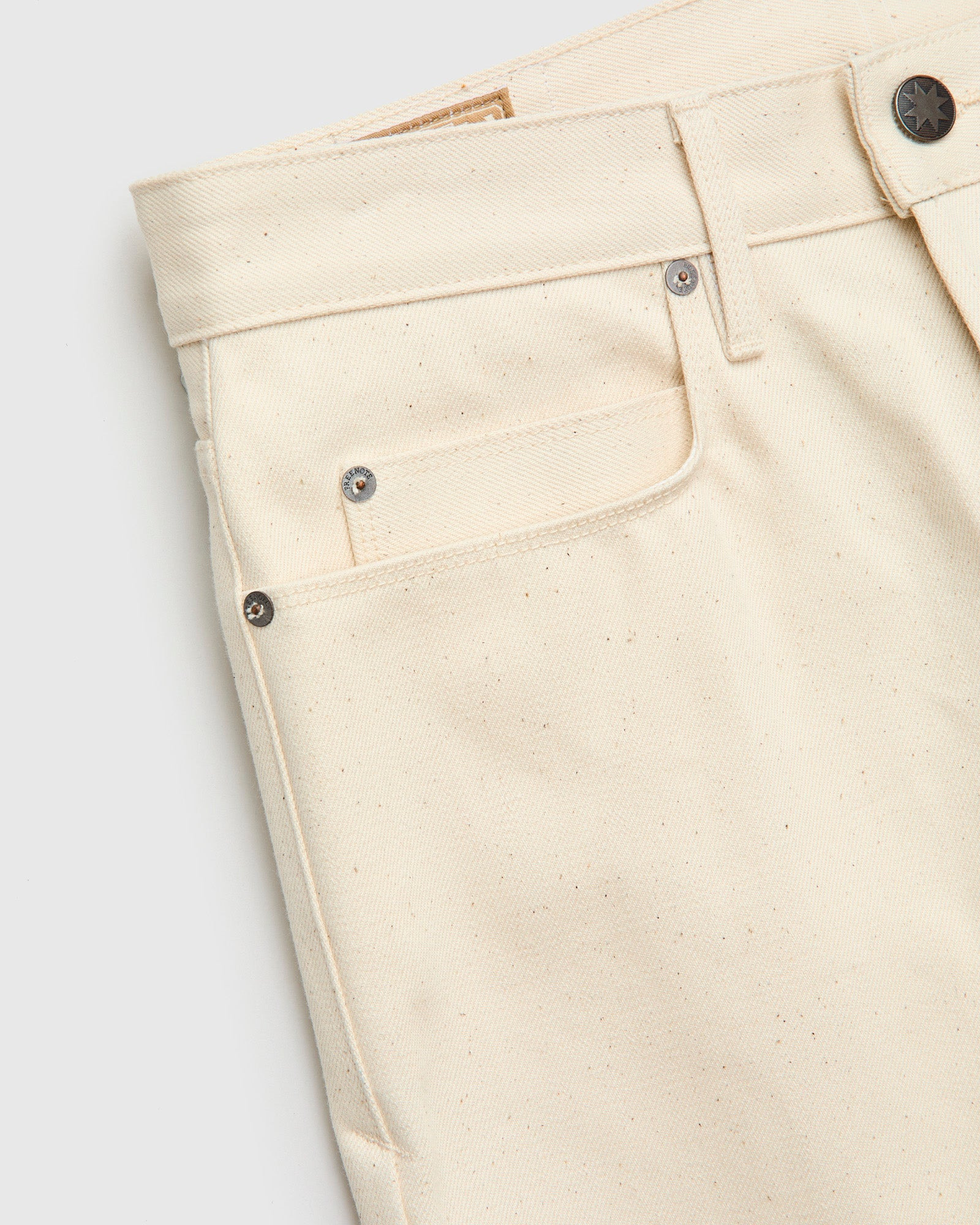 "Portola" 14oz Ecru Selvedge Denim - Tapered Fit - 8