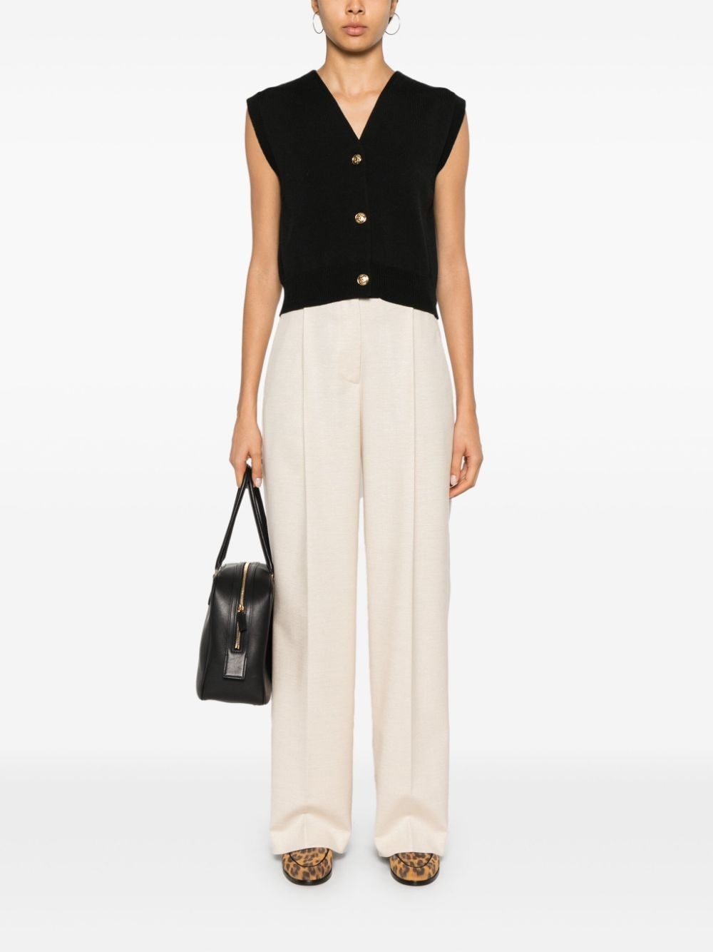 knitted vest - 2