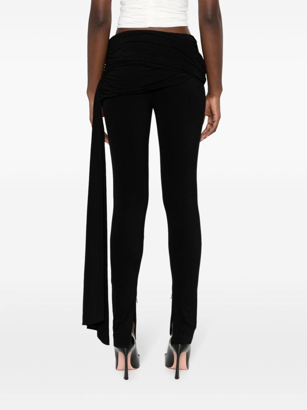 sash-detail leggings - 4