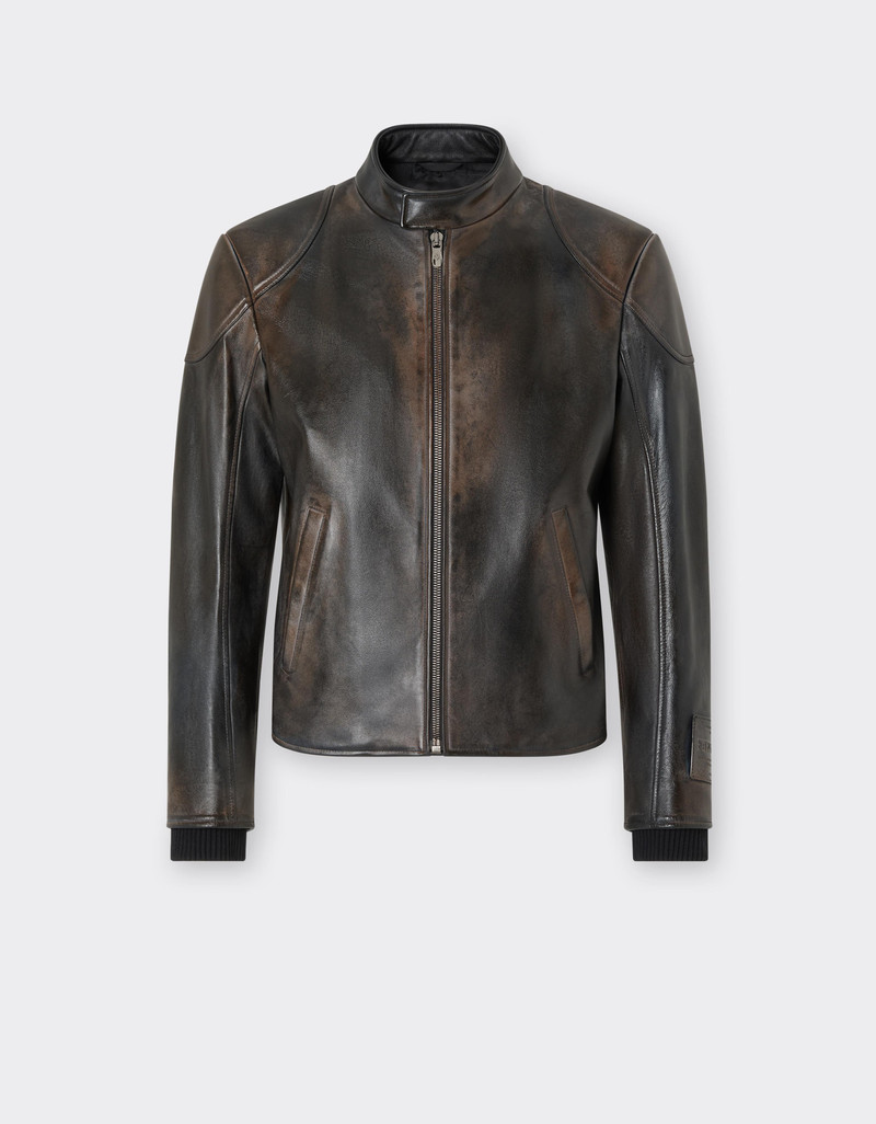 Reconditioned by Ferrari leather jacket for the 2026 Silverstone GP 1