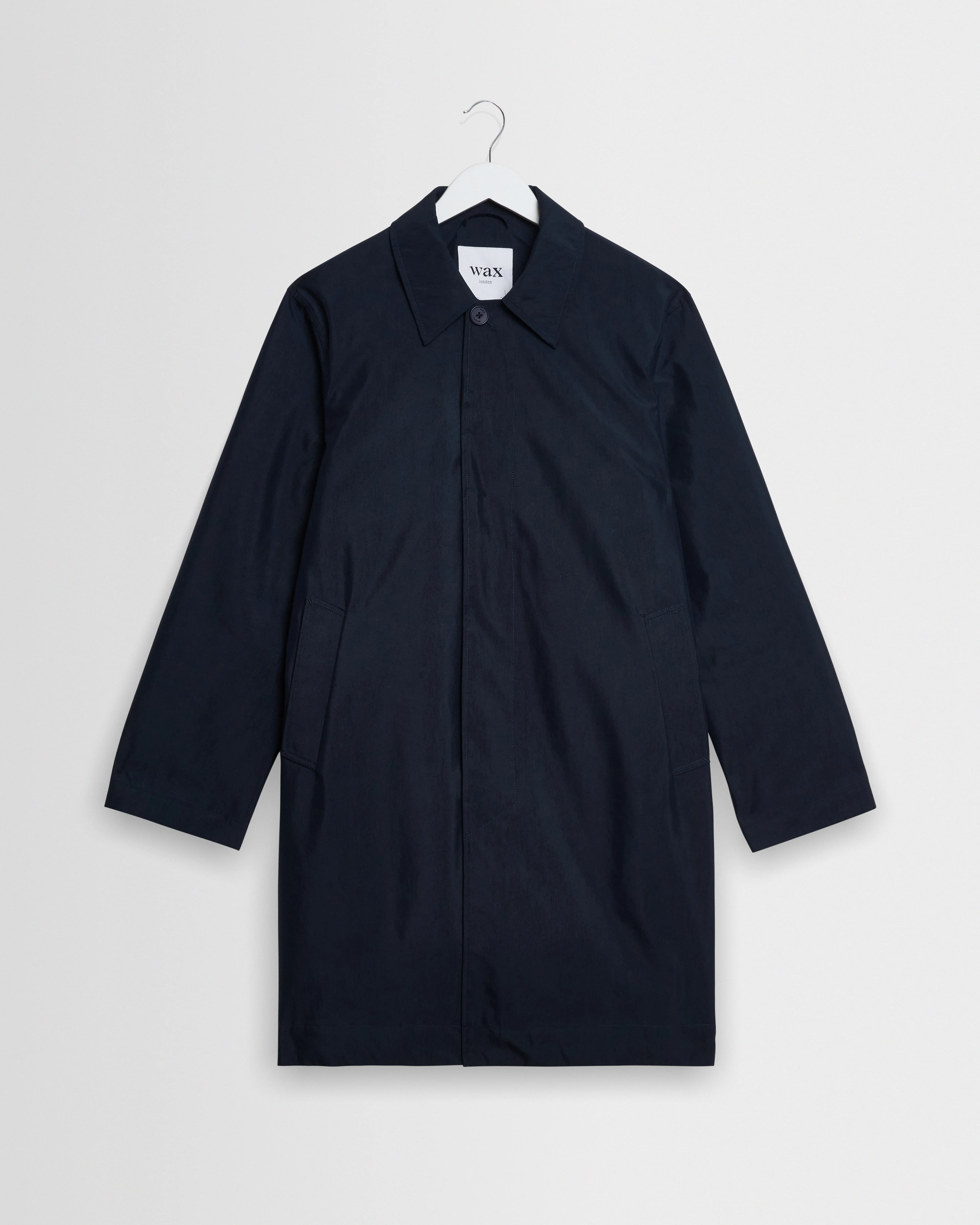 Navarino - Dark Navy Water Repellent Twill Mac - 1