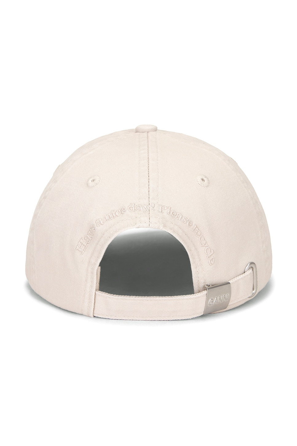 Washed Cotton Canvas Embroidered Cap - 3