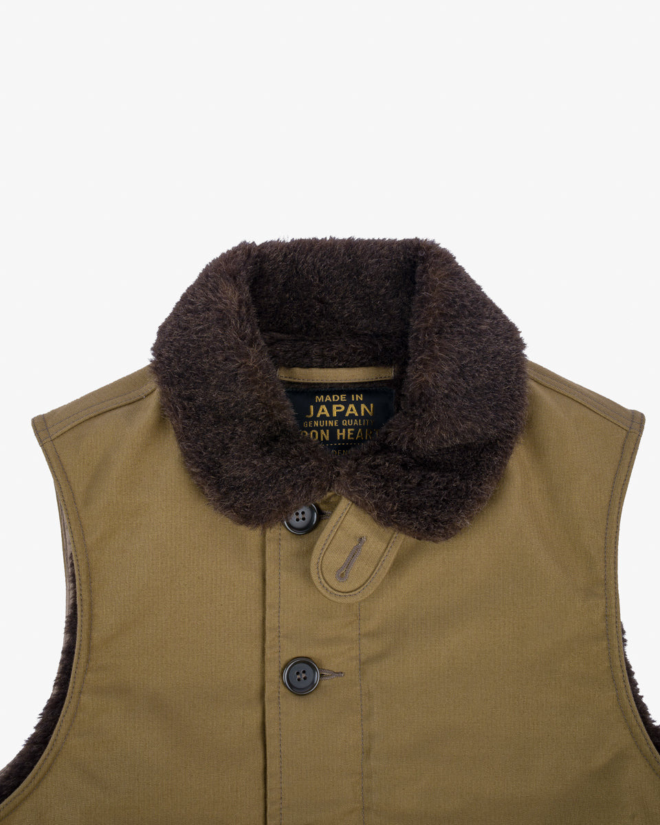 IHV-46-KHA Whipcord N1 Deck Vest - Khaki - 6