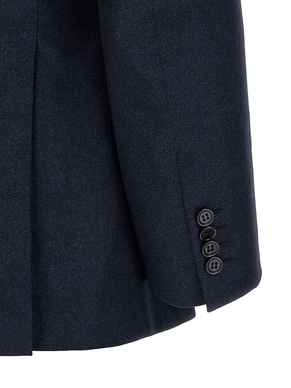 herringbone wool suit - 4