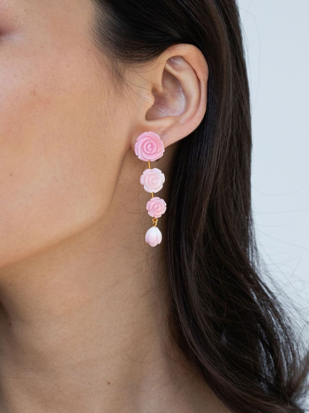 Tyla floral drop earrings - 3