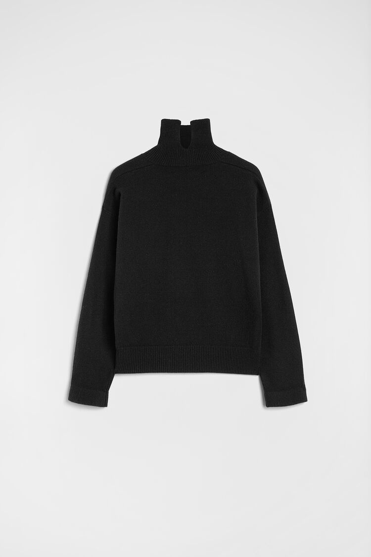 Wool Blend High-Neck Sweater - 7