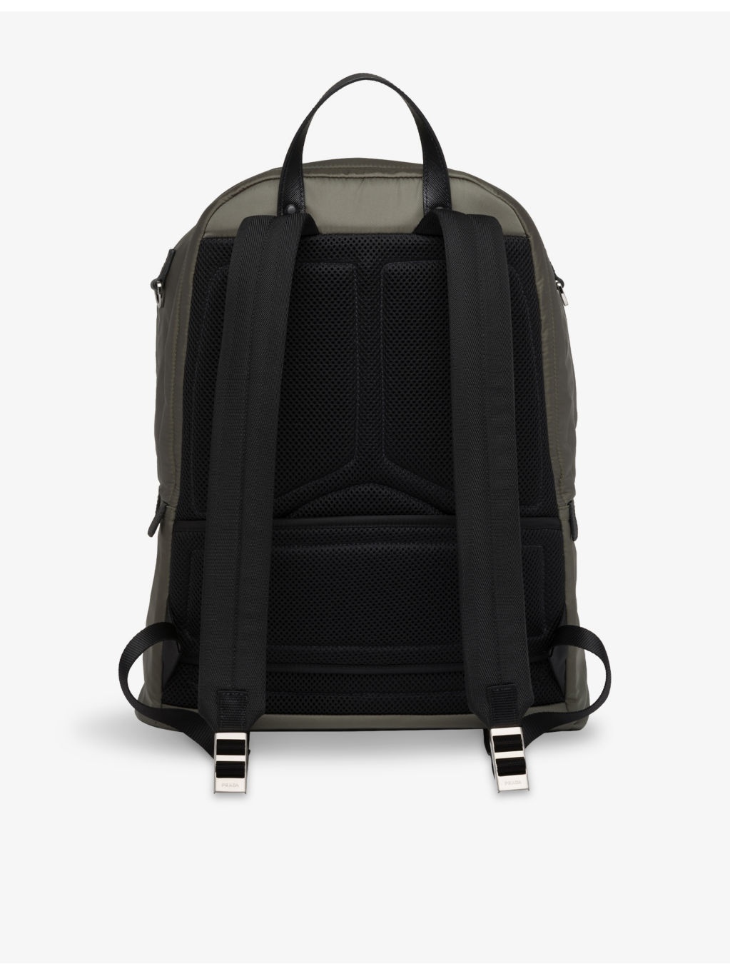 Re-Nylon and Saffiano Leather Backpack - 4
