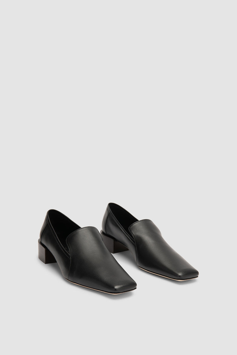 BY FAR Humphrey Black Lamb Nappa Leather Loafer outlook