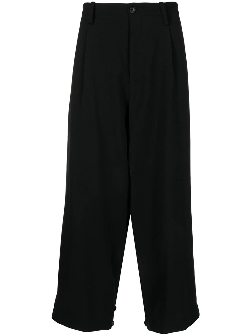 mid-rise straight trousers 1