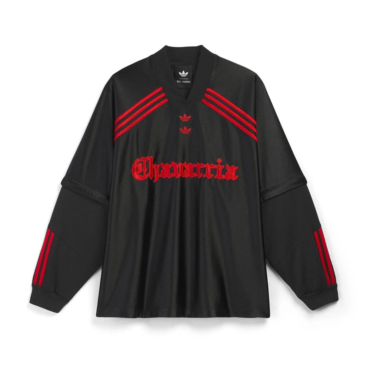 X WILLY CHAVARRIA DAZZLE LONG SLEEVE JERSEY (BLACK) - 1