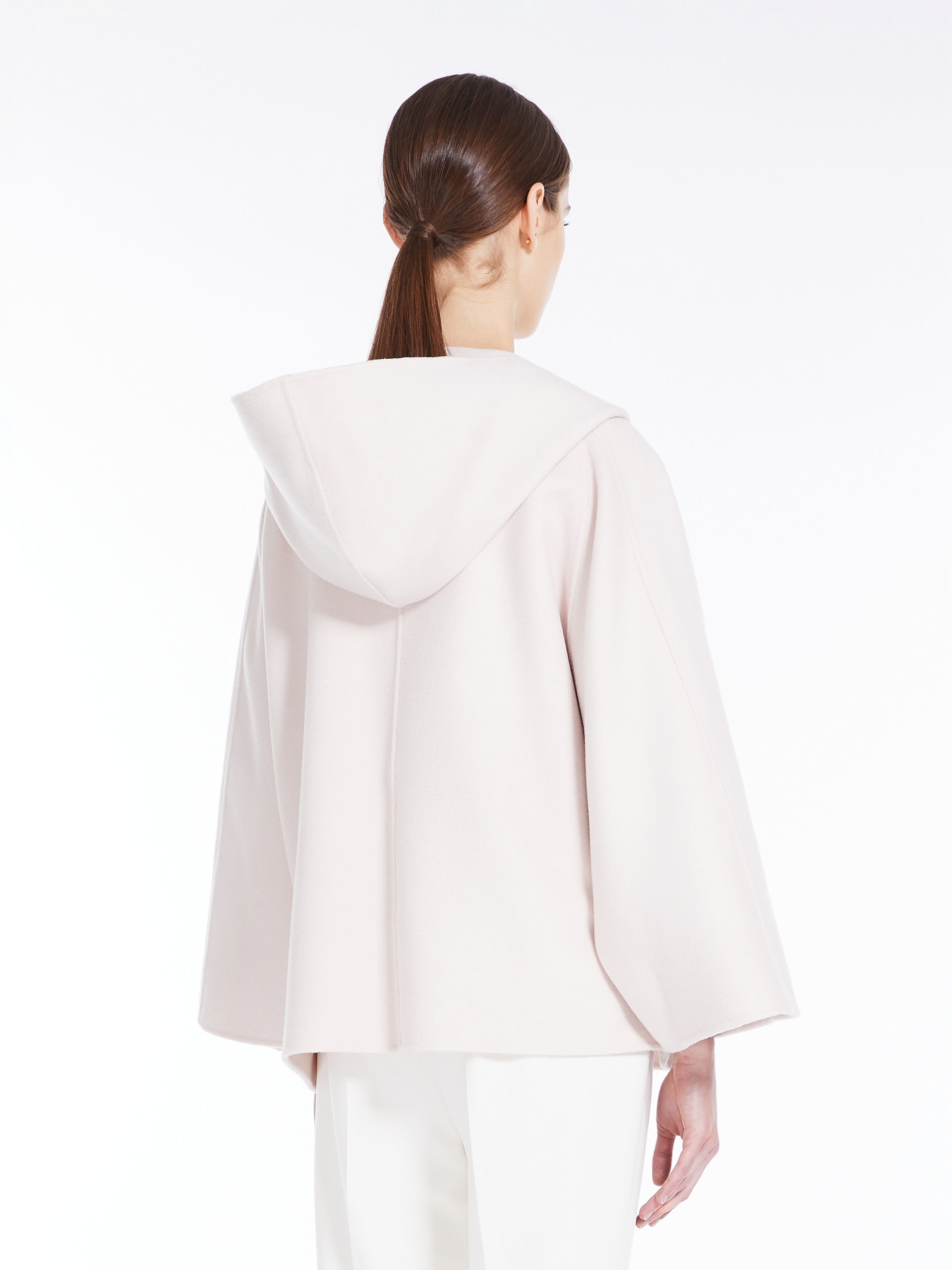 CALIGA Hooded wool cape - 4