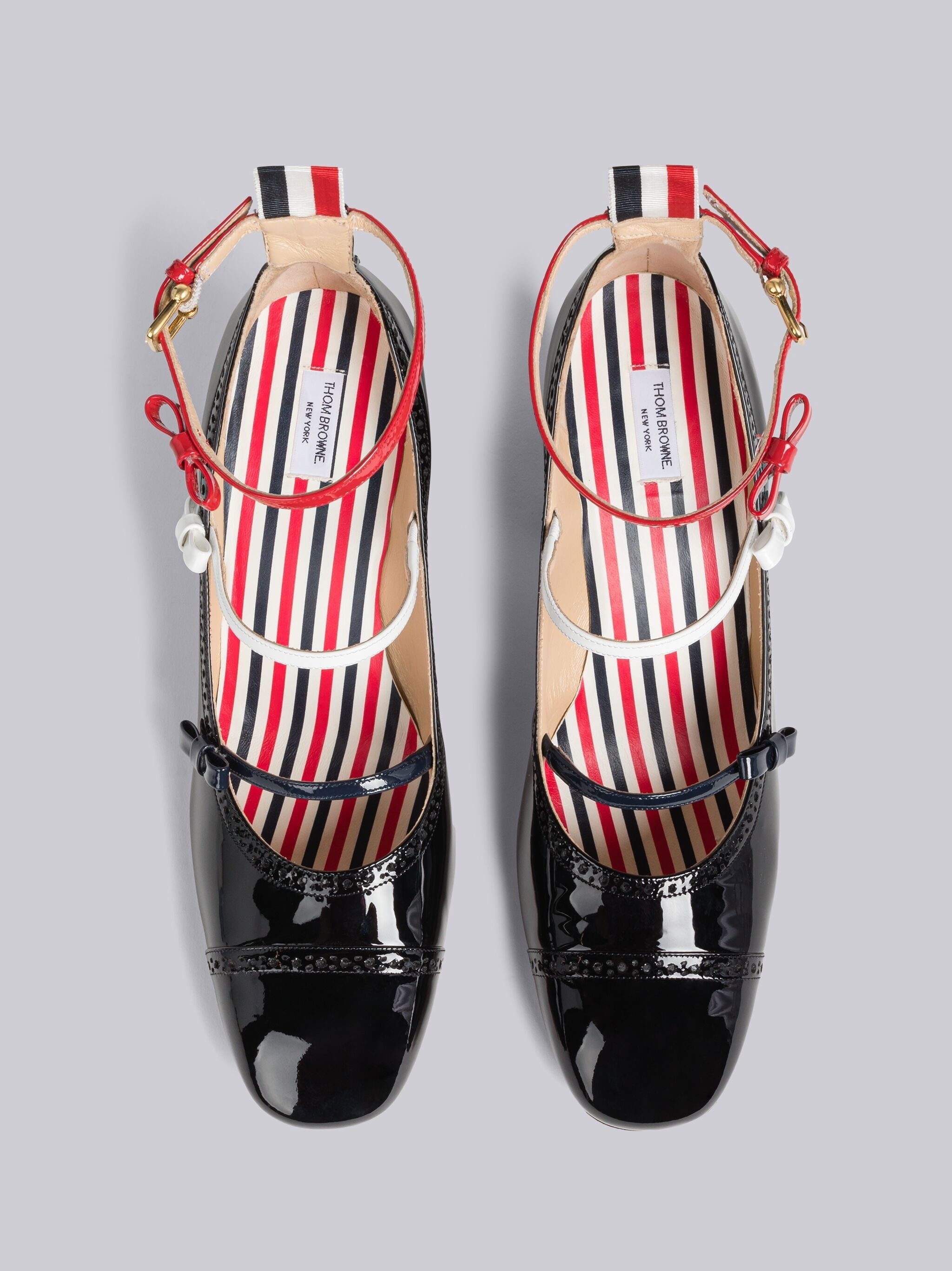 Soft Patent Bow Strap Court Shoe - 3