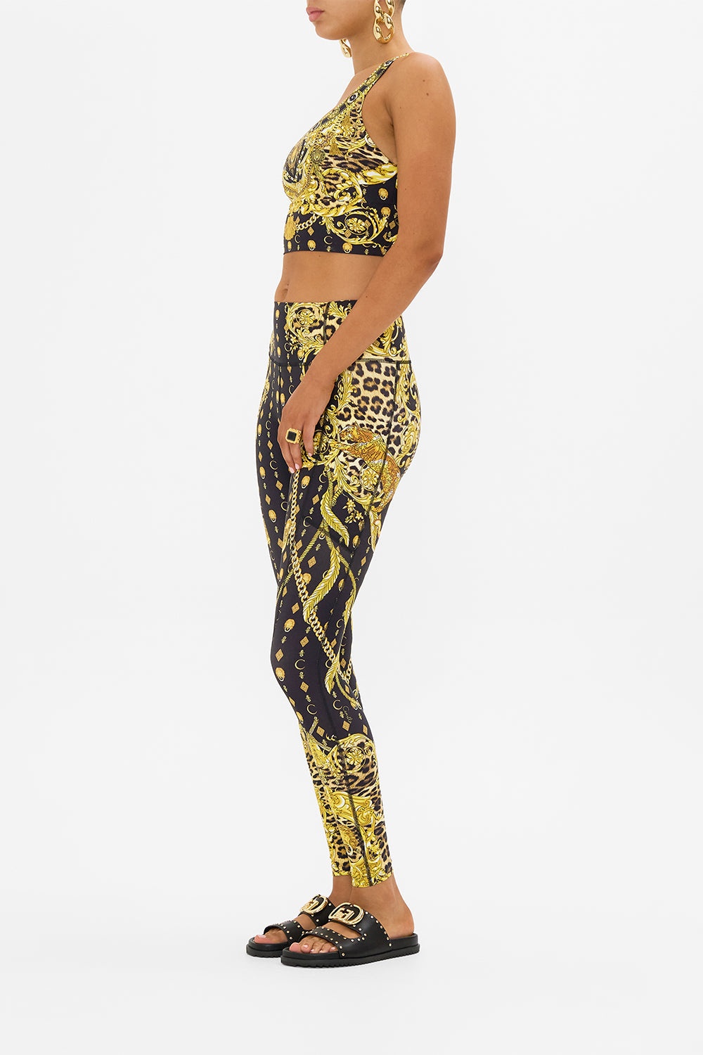 BANDED RACER BACK CROP - 4