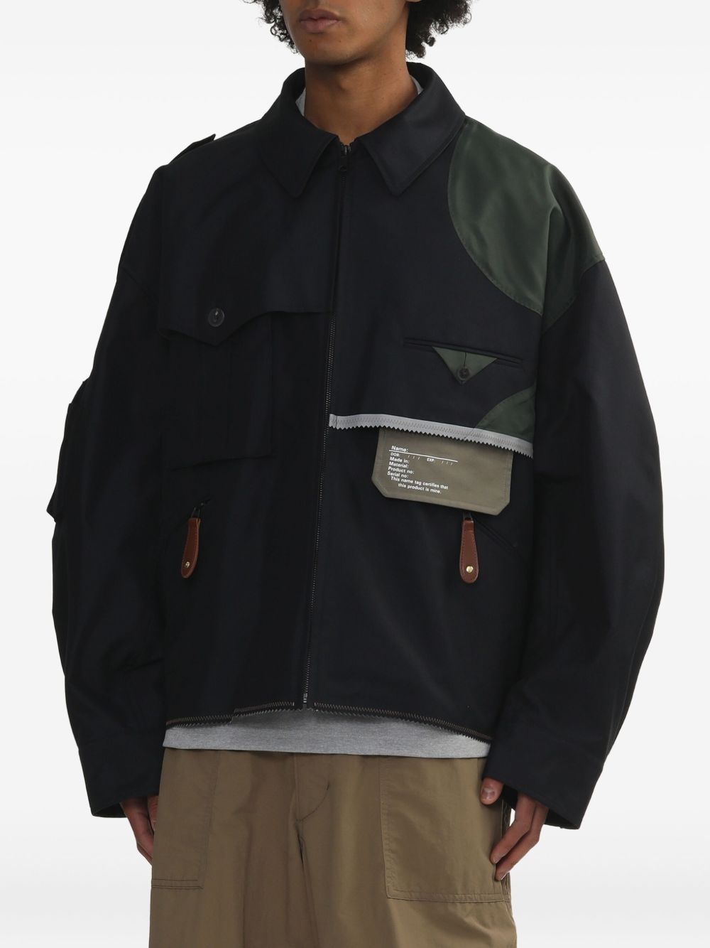panelled jacket - 3