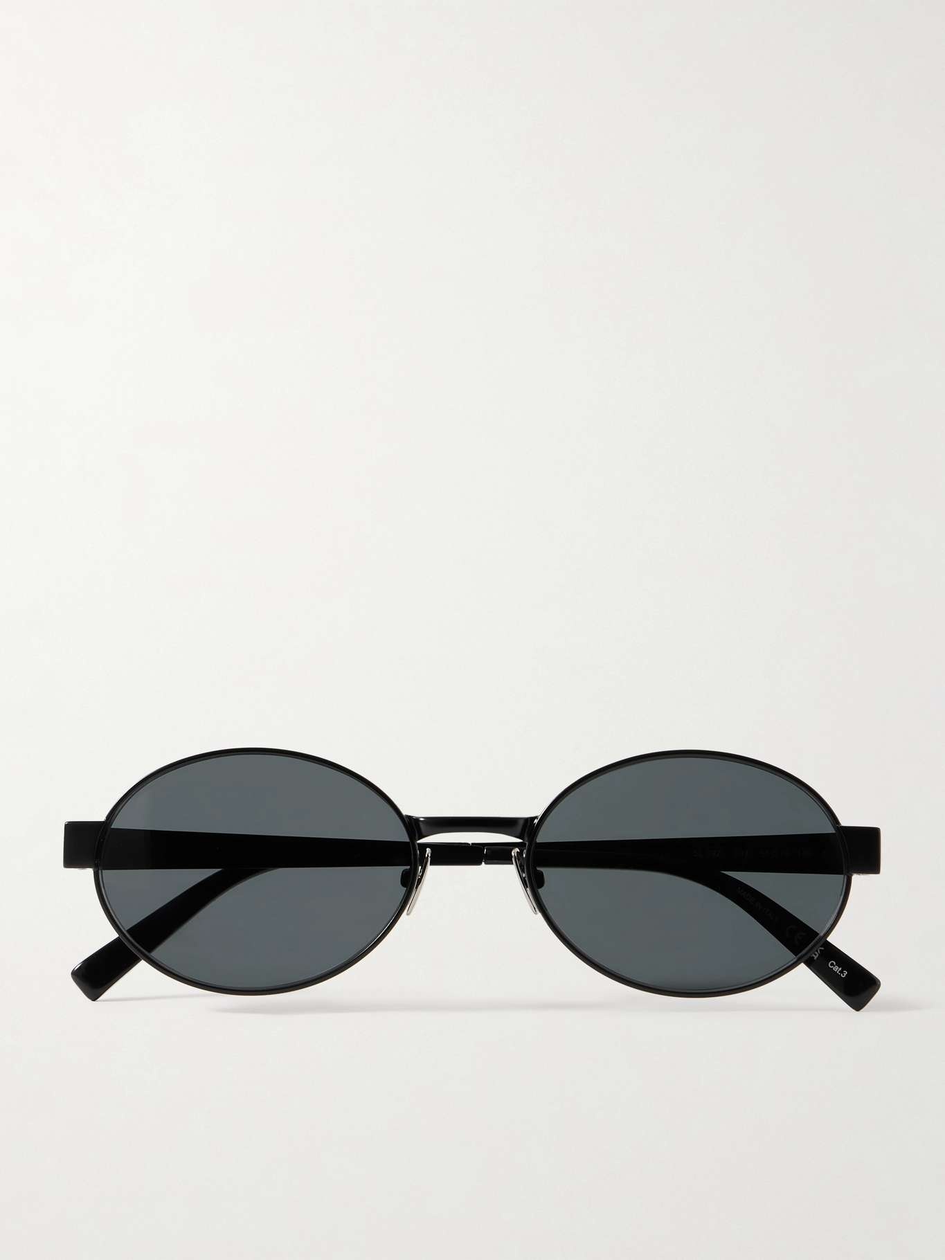 Oval-frame metal sunglasses - 1