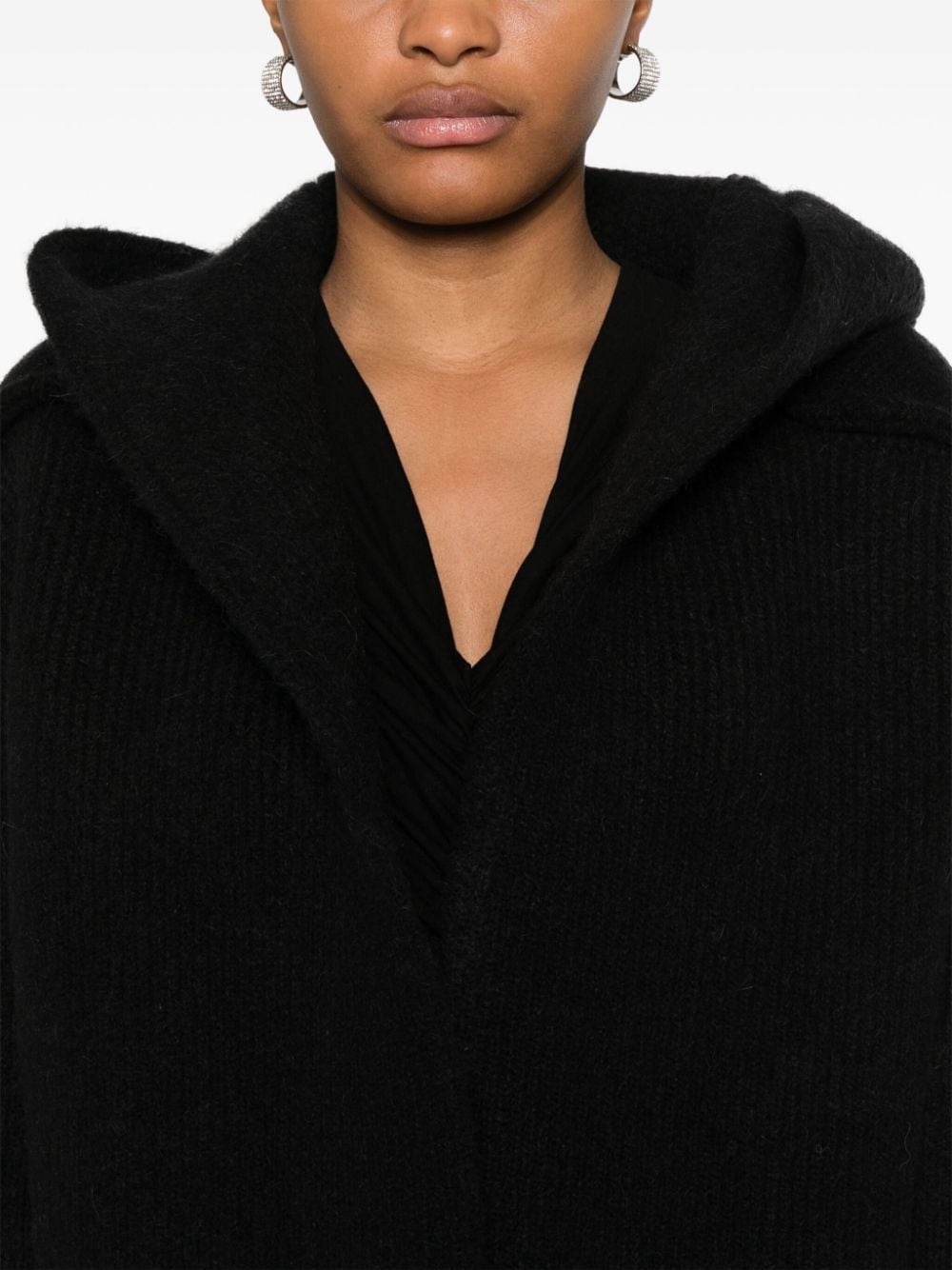 Robe hooded cardi-coat - 5