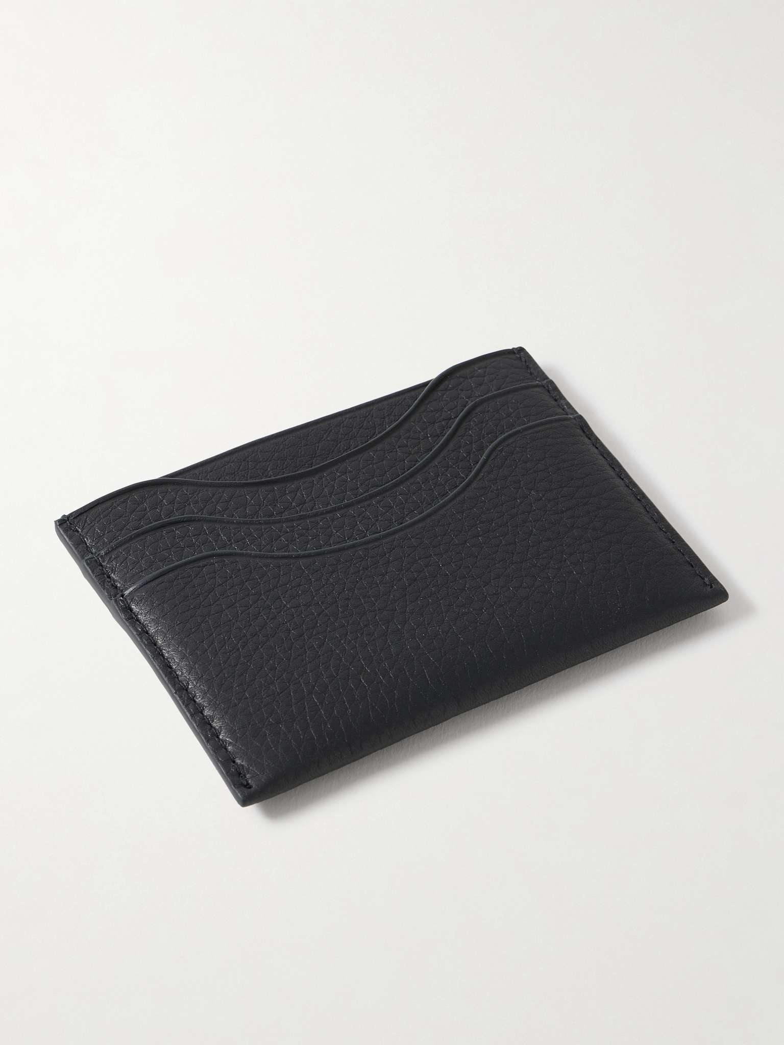 Logo-Debossed Full-Grain Leather Cardholder - 3