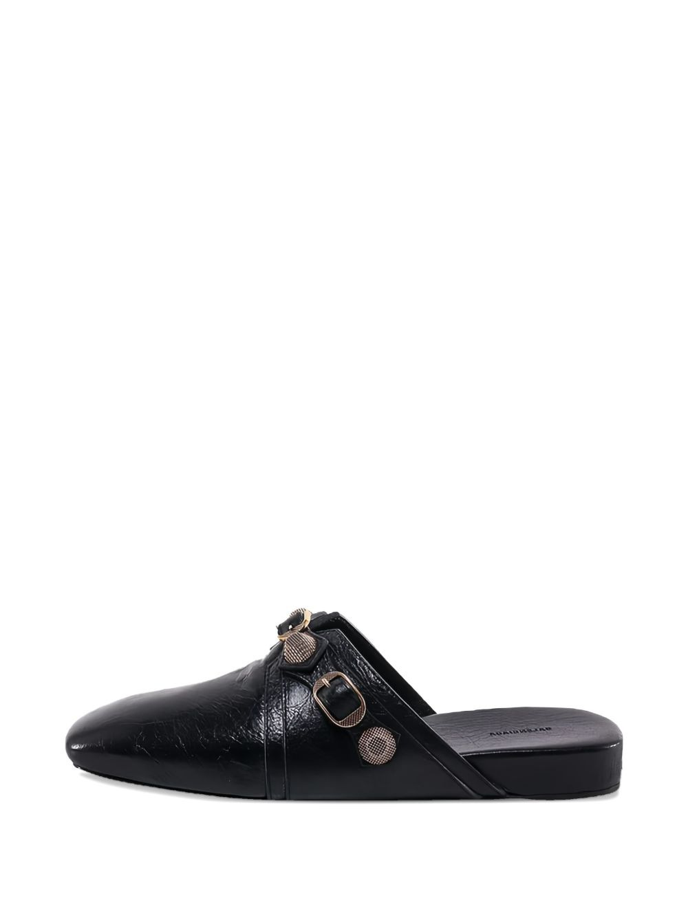 Cagole studded leather slippers - 5