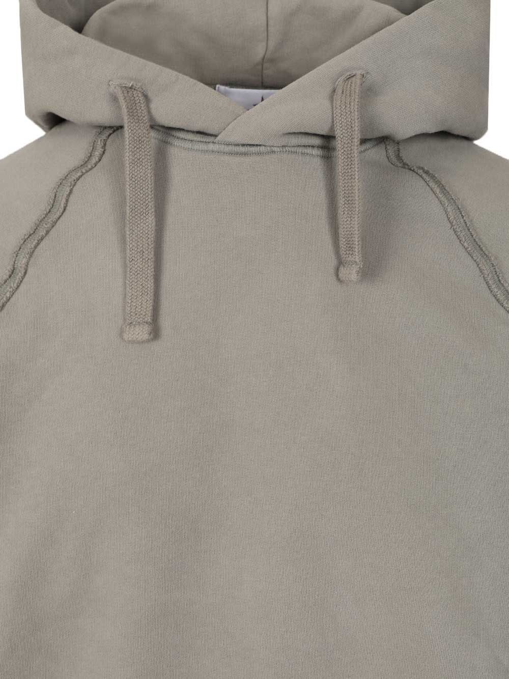 Organic Cotton Hoodie Sweatshirts Grey - 4