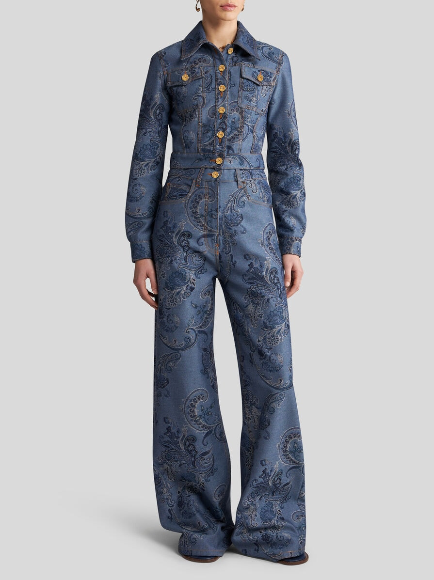 DENIM JACQUARD JACKET - 4