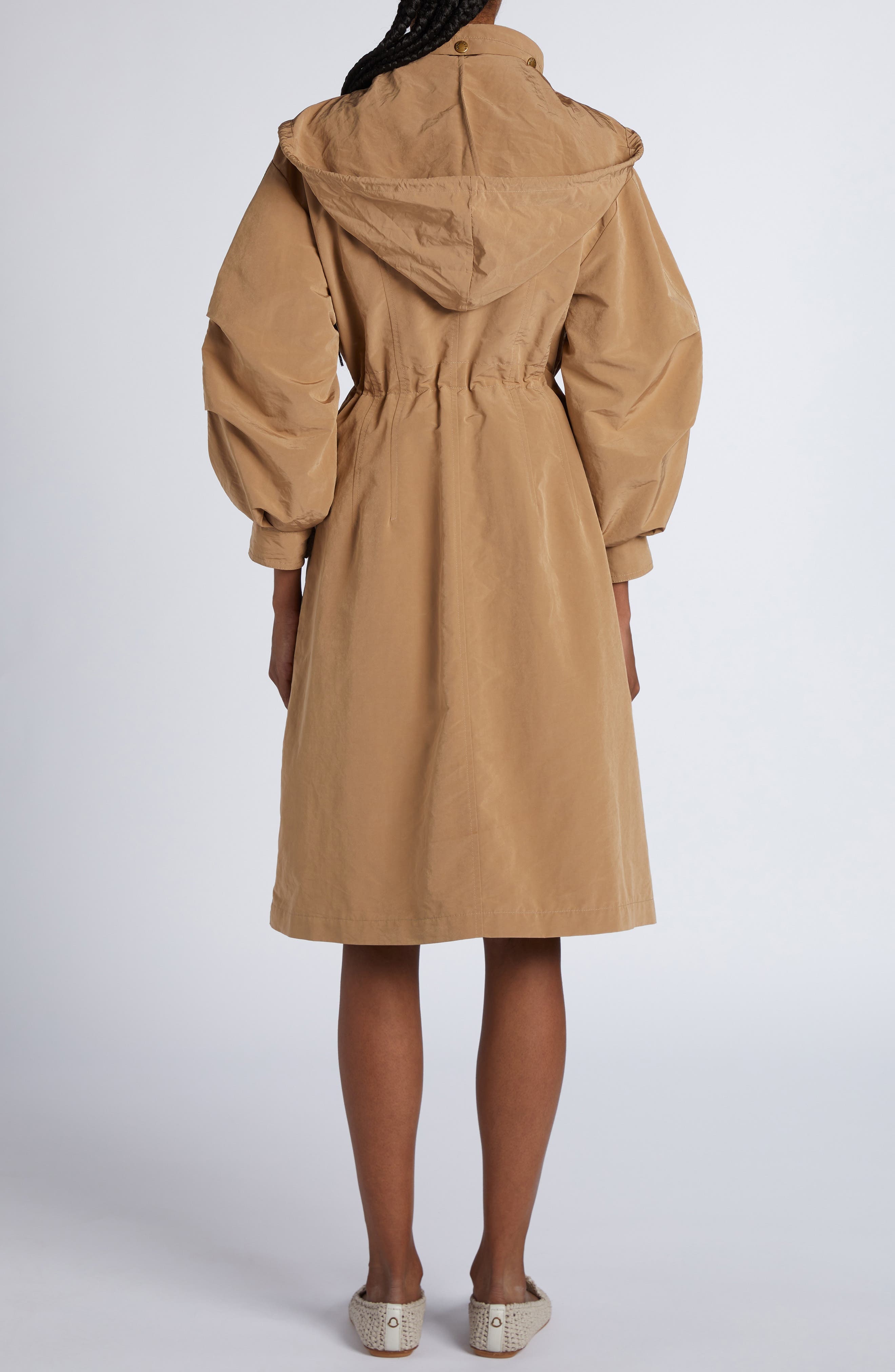 Moncler Nantes Gabardine Parka in Beige at Nordstrom - 3