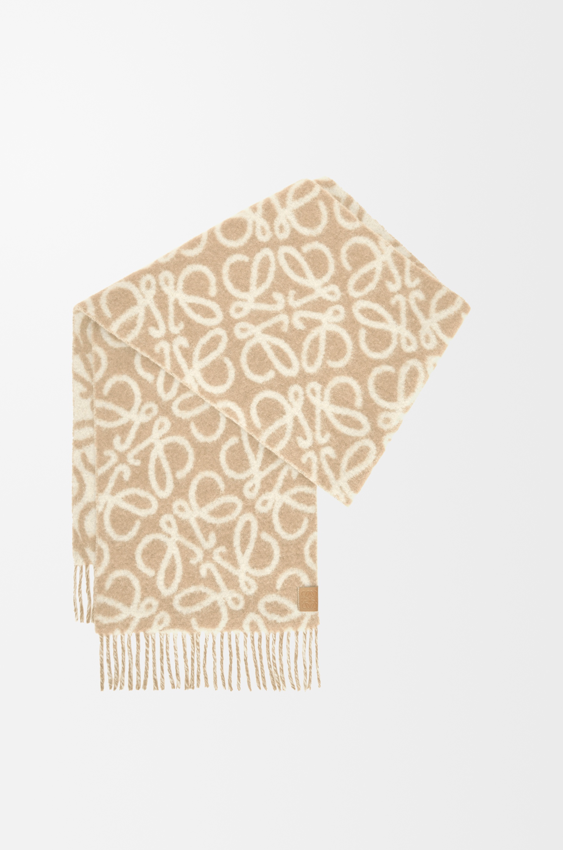 Anagram scarf in alpaca and wool - 2