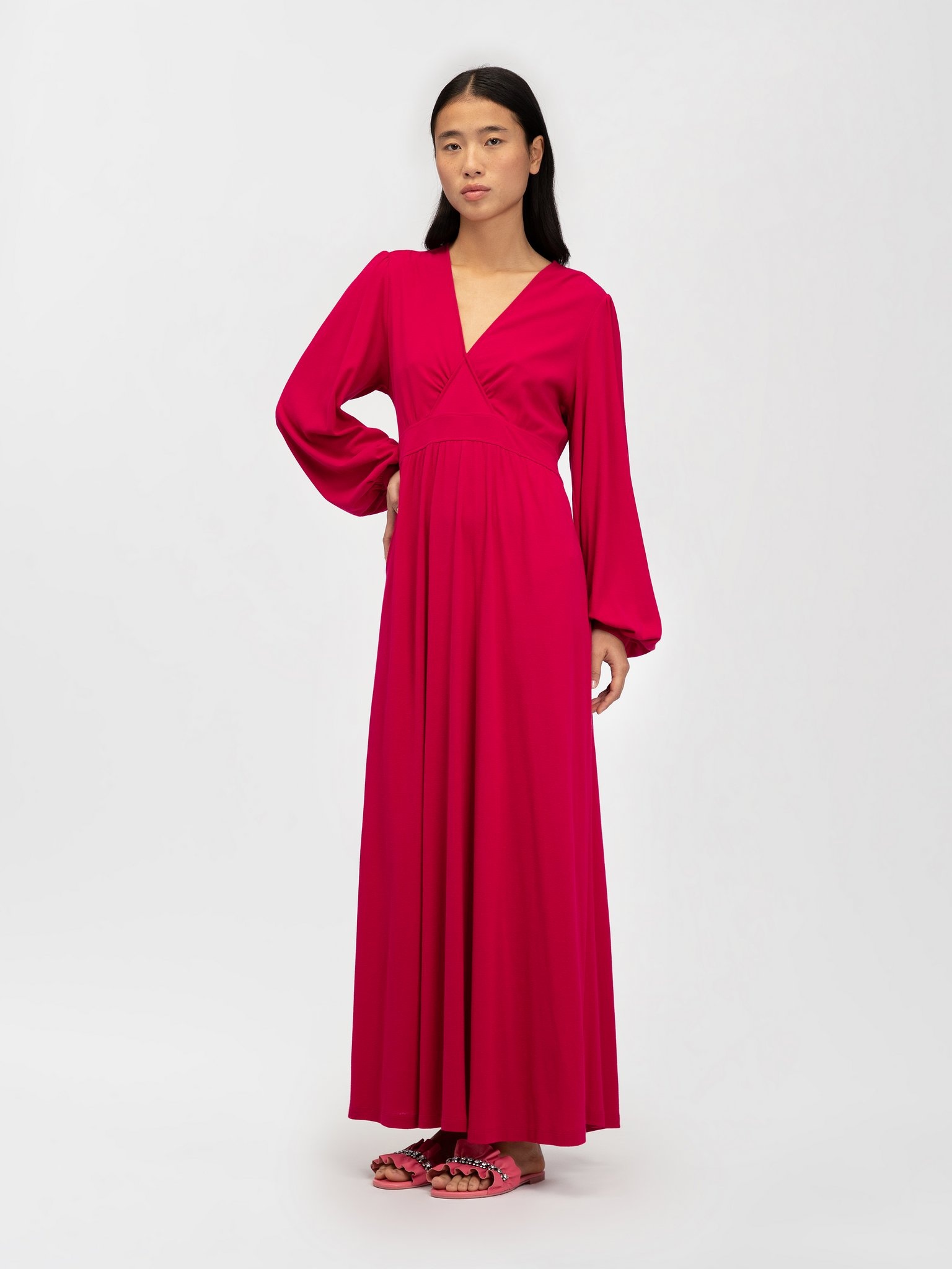 WRAP MAXI DRESS - 2