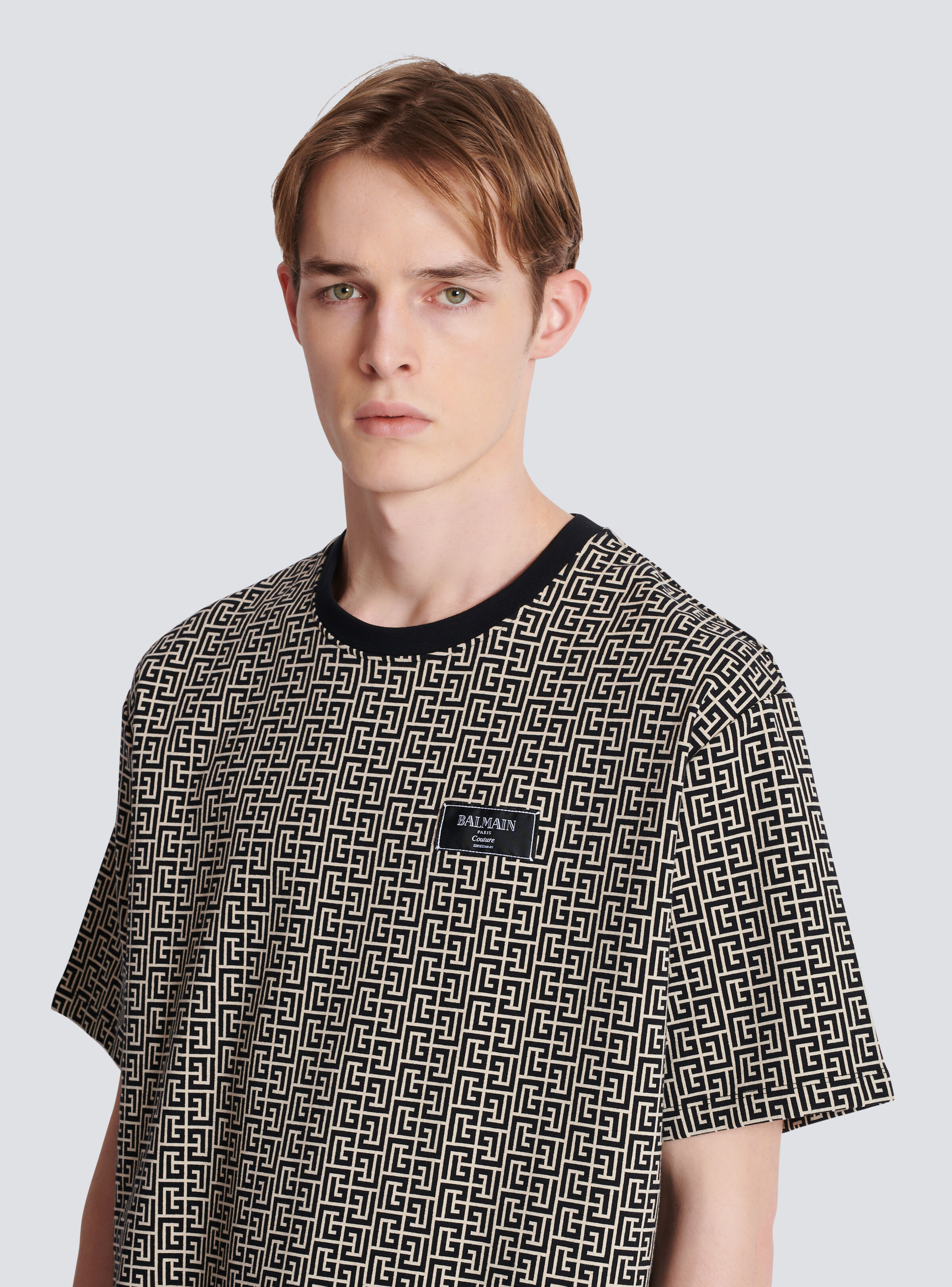 Monogram jacquard T-shirt - 7