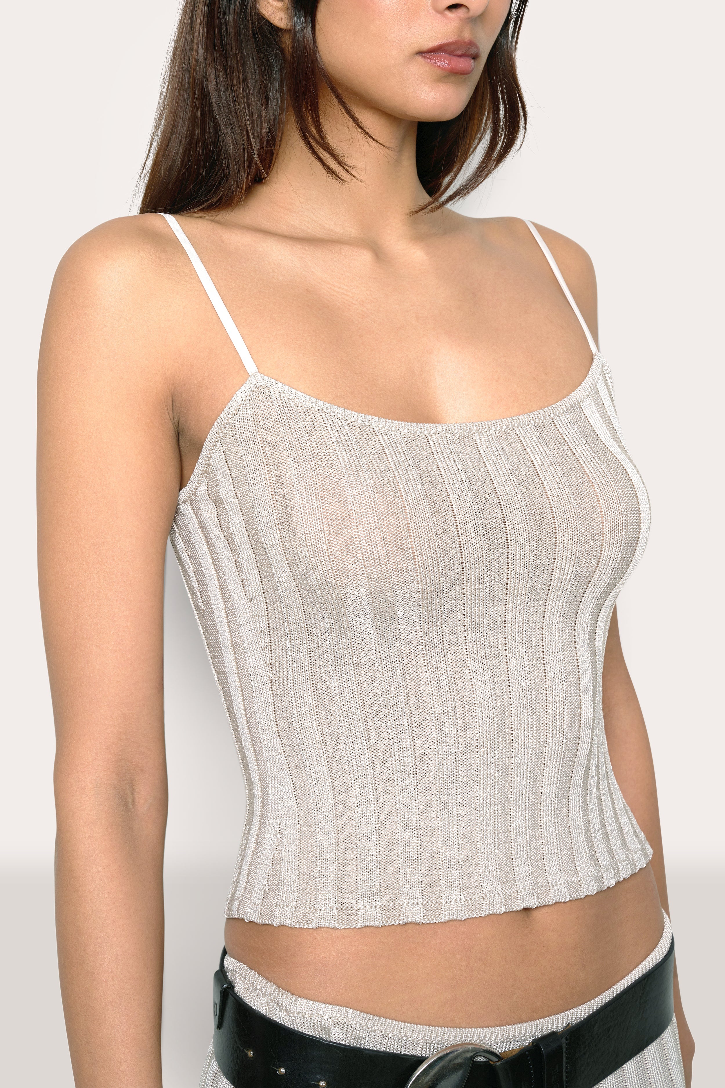 SLINKY RIB KNIT TANK - 4