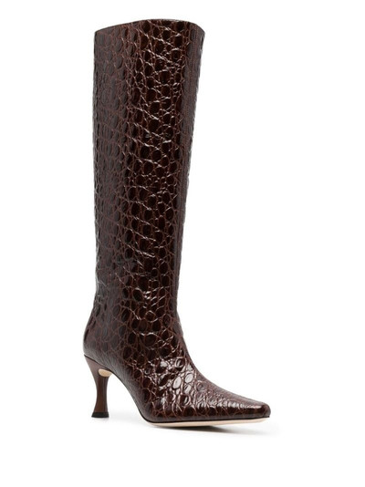 BY FAR pointed 80mm heeled boots outlook
