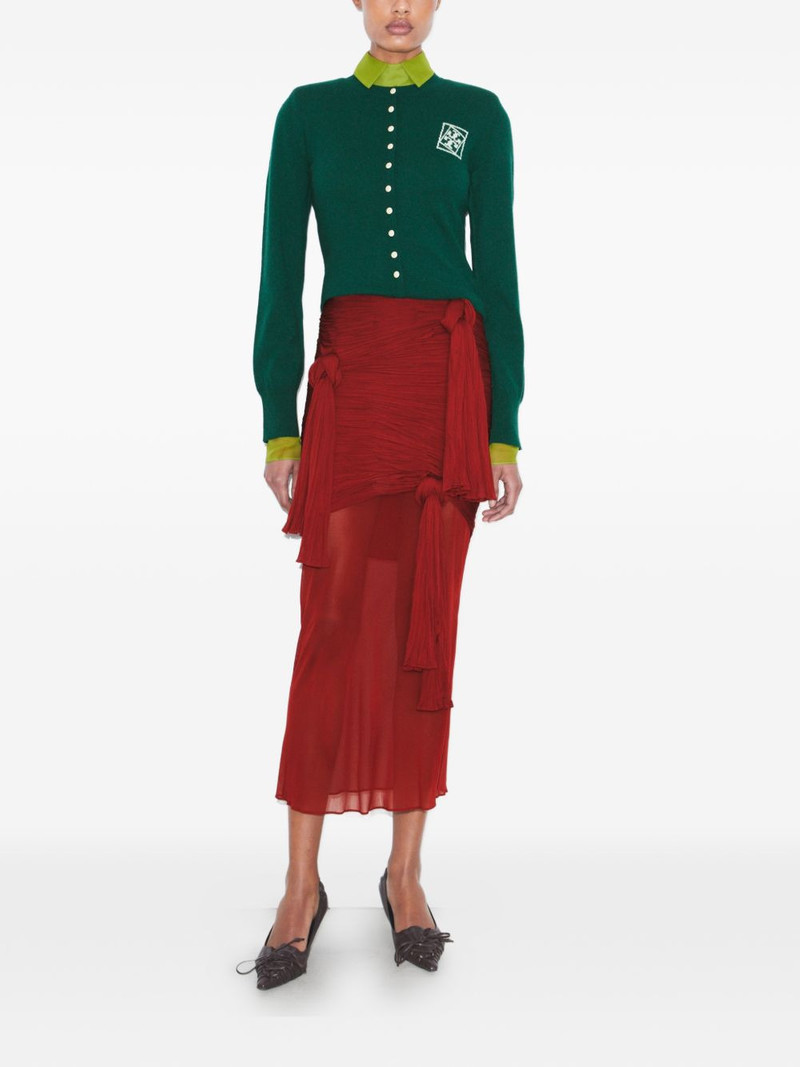 TORY BURCH knotted skirt outlook