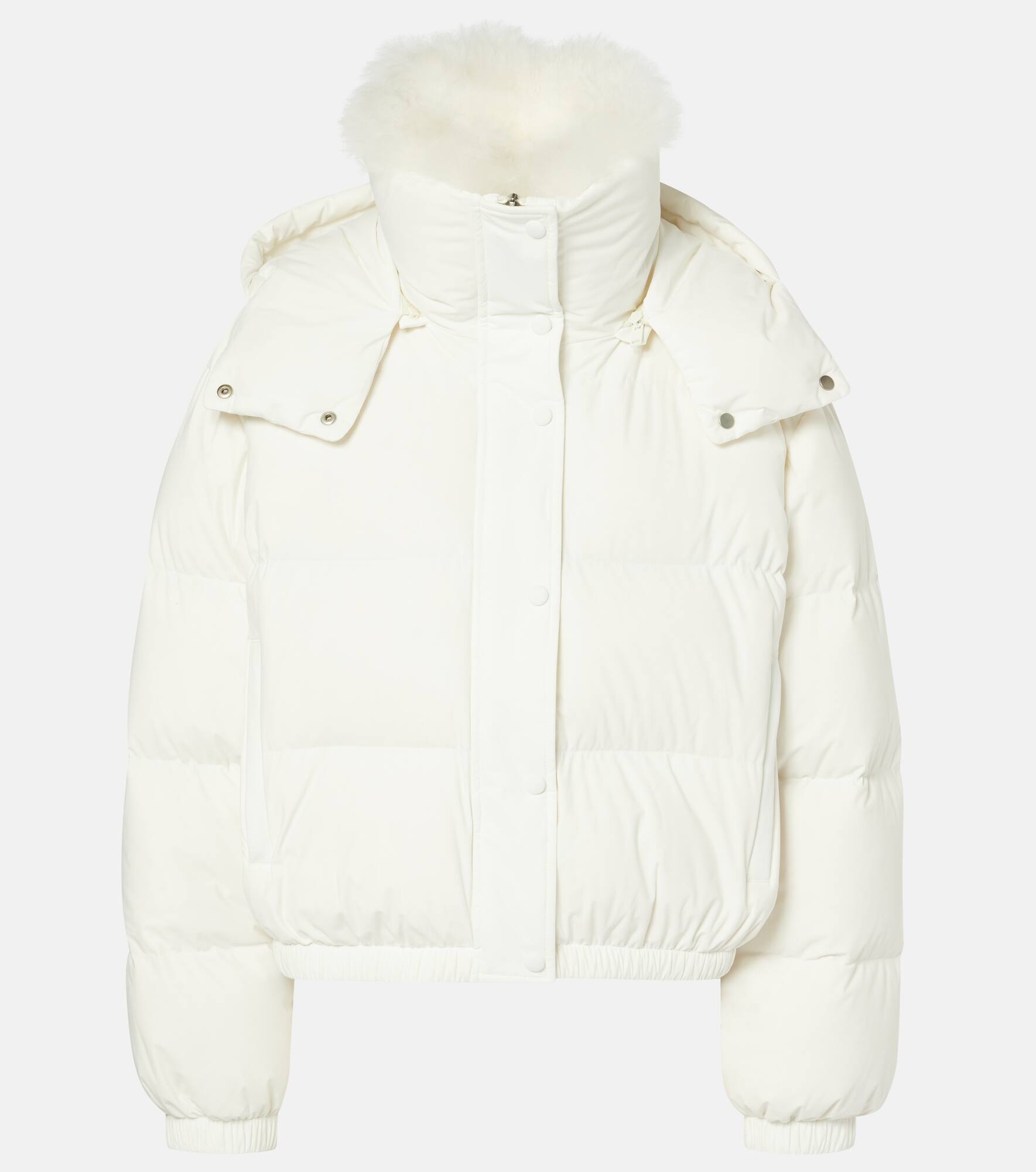 Quilted down jacket - 1
