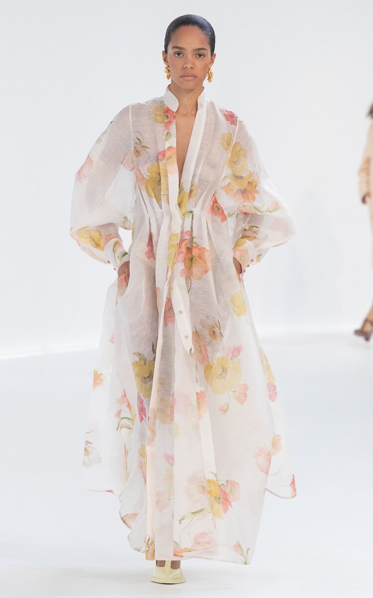 Tranquility Linen-Silk Shacket Maxi Dress multi - 2