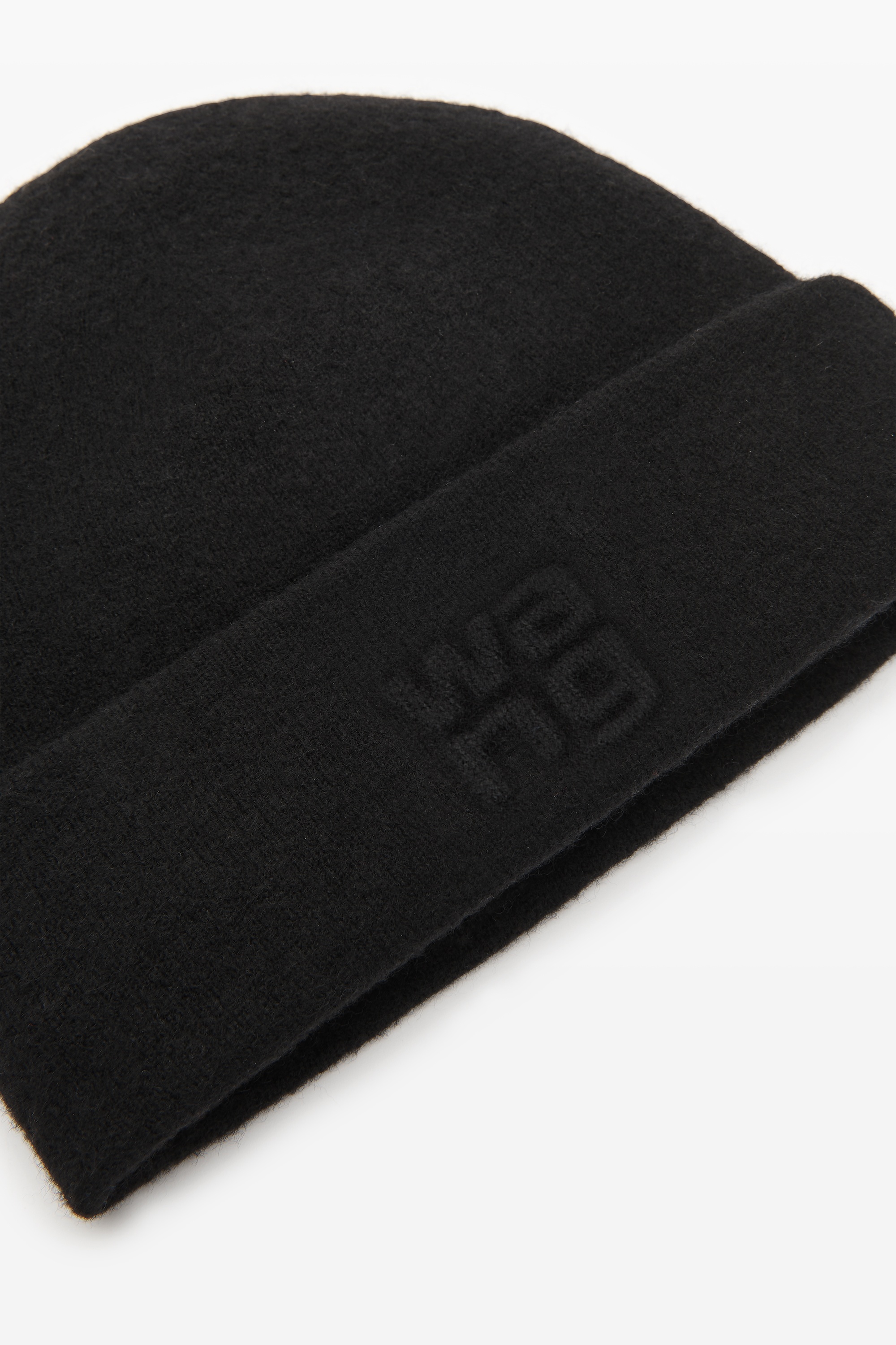 logo beanie in soft stretch wool - 2