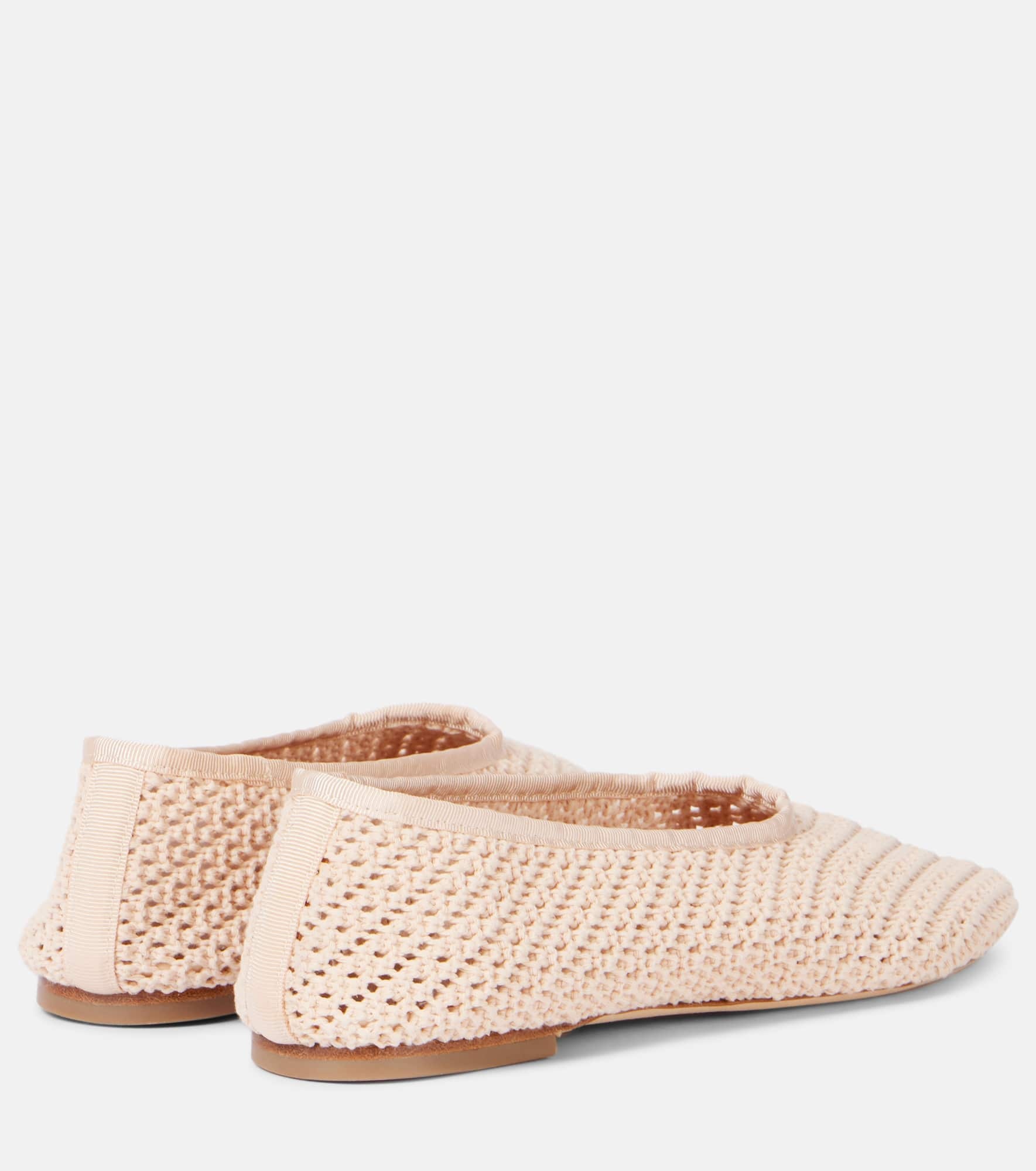 Alba crochet ballet flats - 2