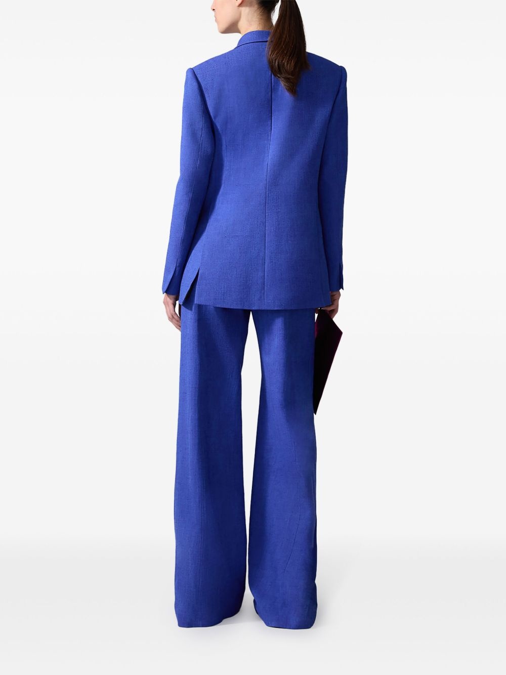high-waisted palazzo trousers - 3