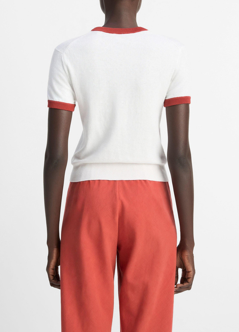 Vince Cotton Ringer Sweater T-Shirt outlook