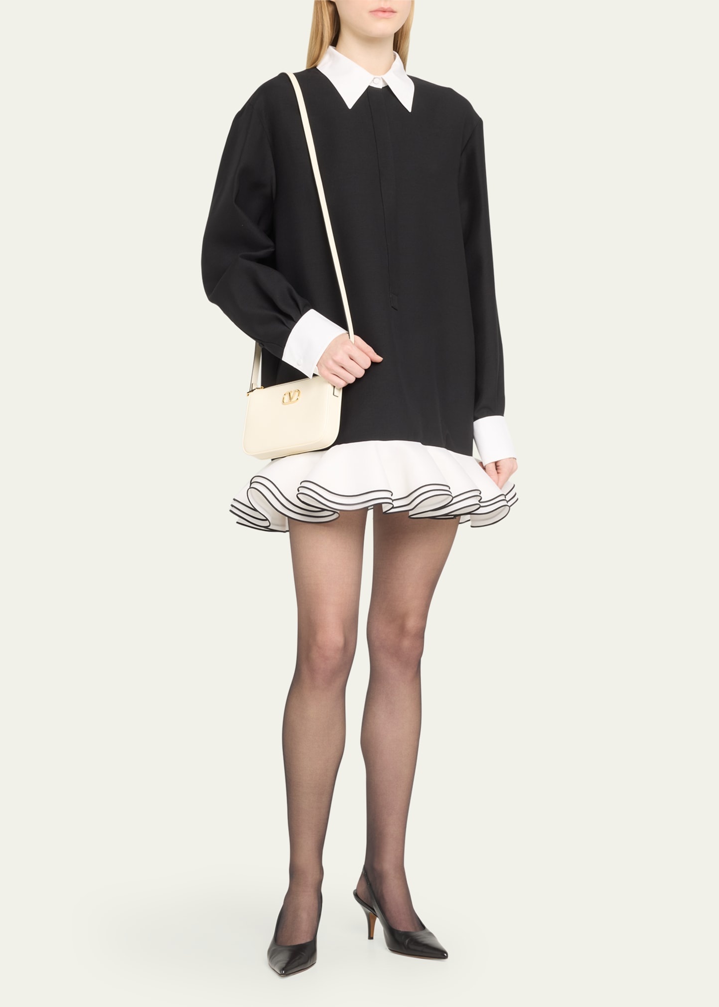 Valentino VLOGO Signature Calfskin Pouch Bag