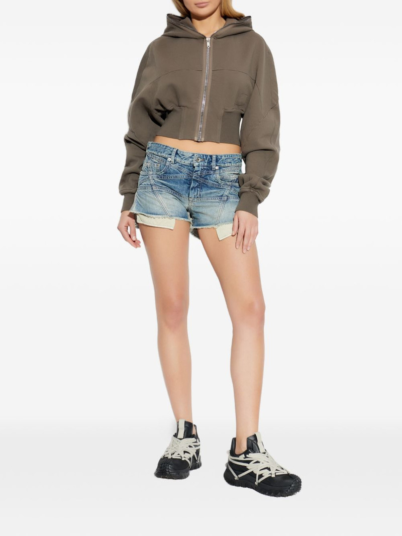 Rick Owens DRKSHDW zip hooded hoodie outlook