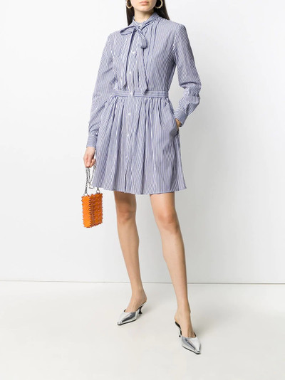 MSGM striped short dress outlook