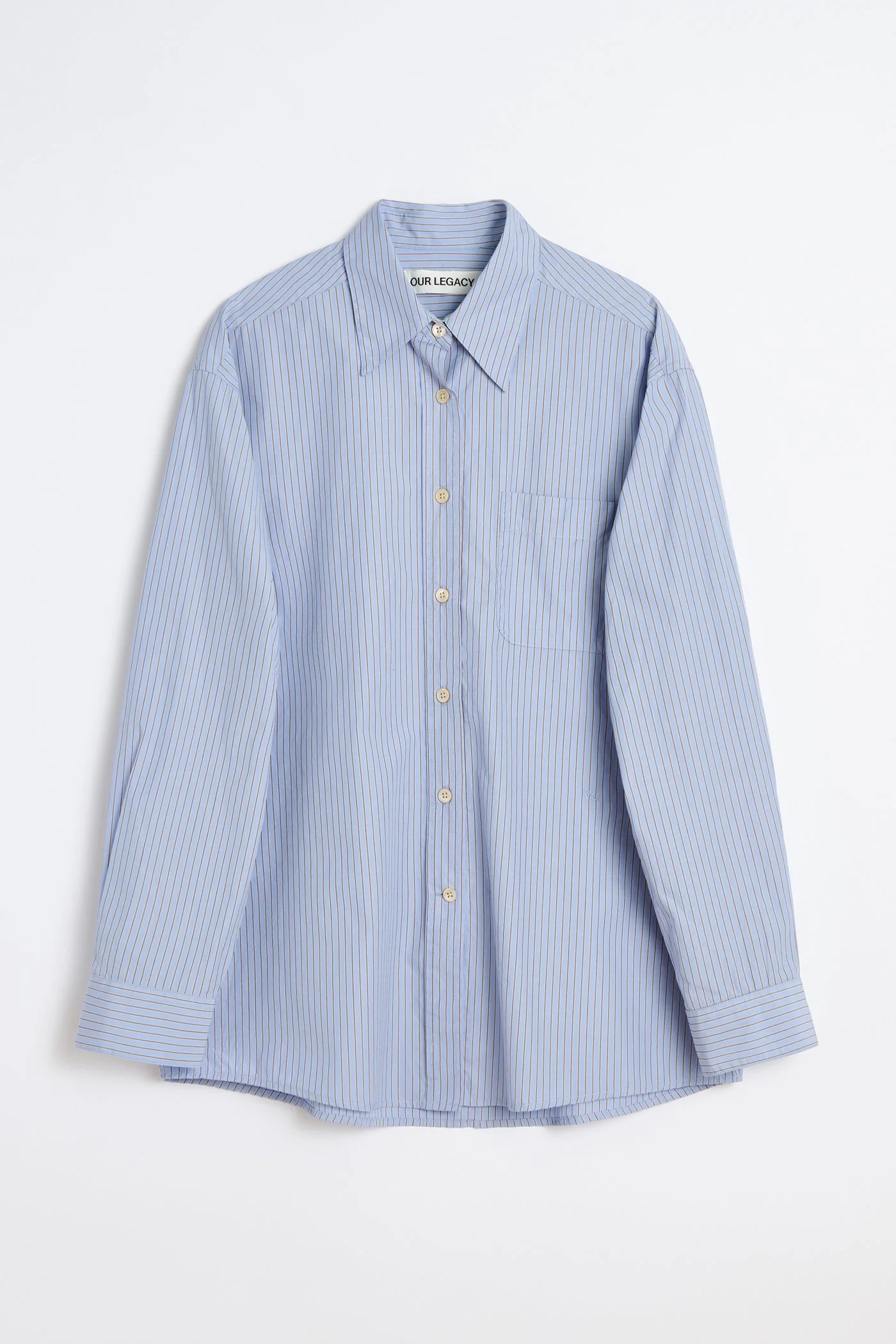 Precious Shirt Typewriter Stripe Poplin - 1