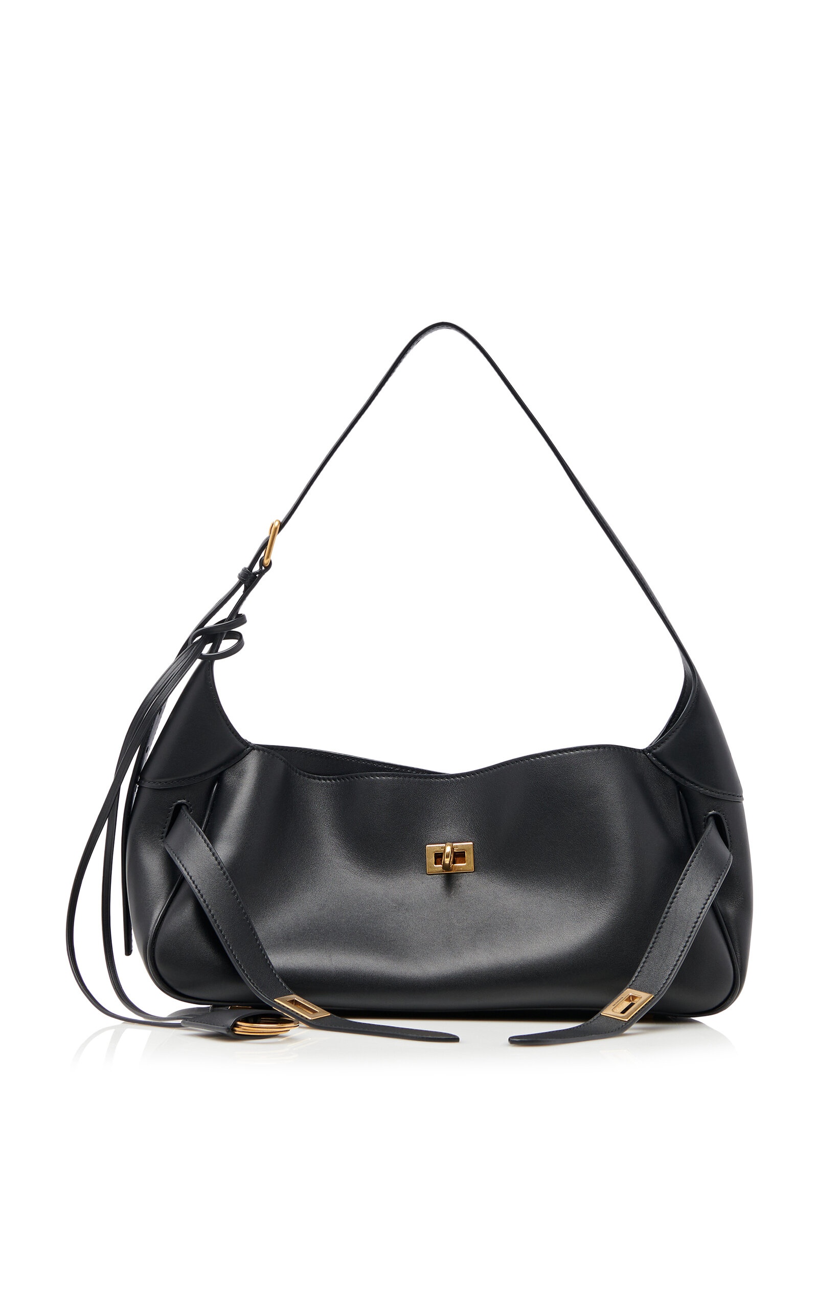【VIP価格×関税無し】BALENCIAGA Bel Air ショルダーバッグ BALENCIAGA Bel Air Small Leather Shoulder Bag black