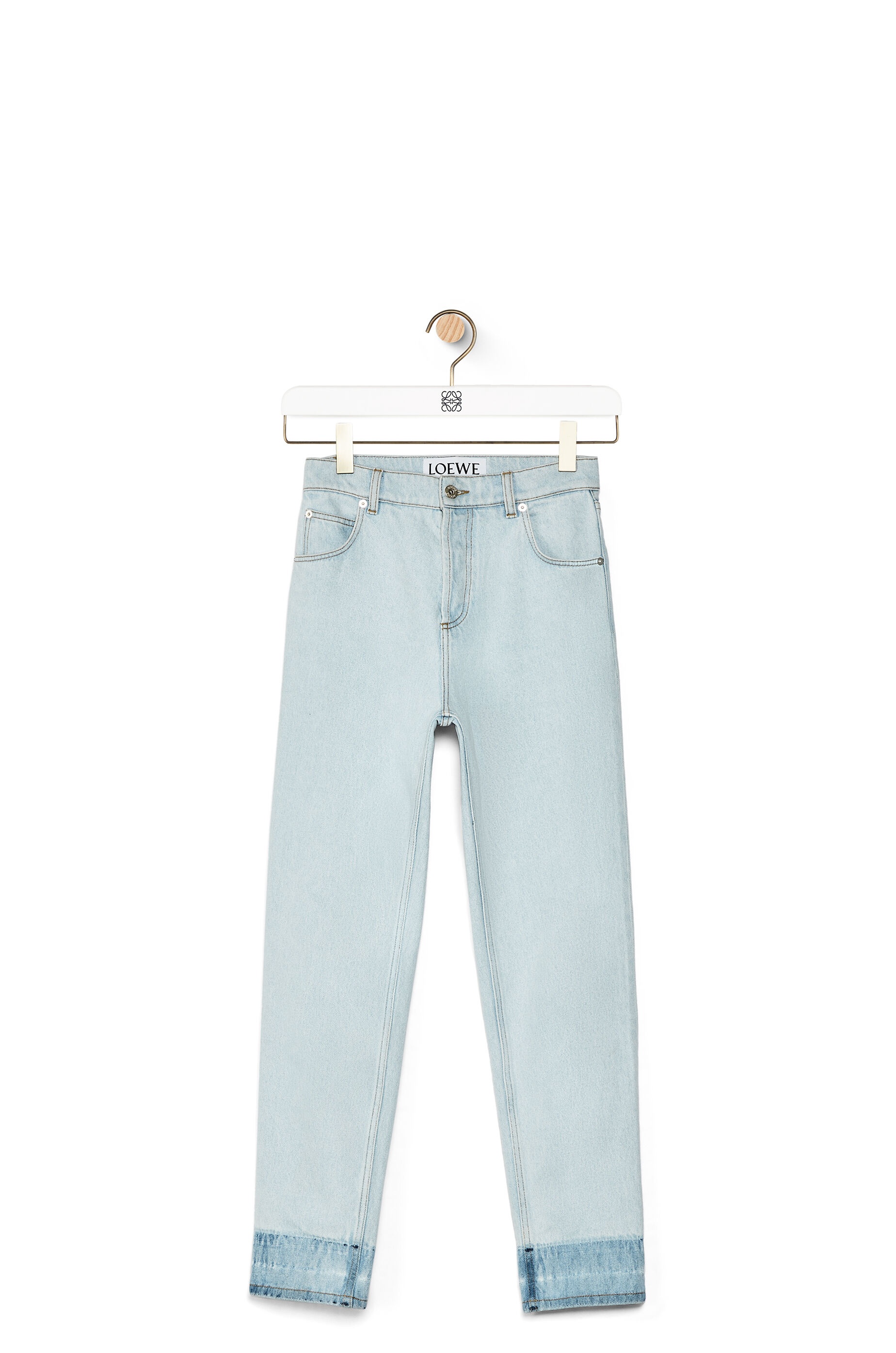 Tapered leg jeans in denim - 1