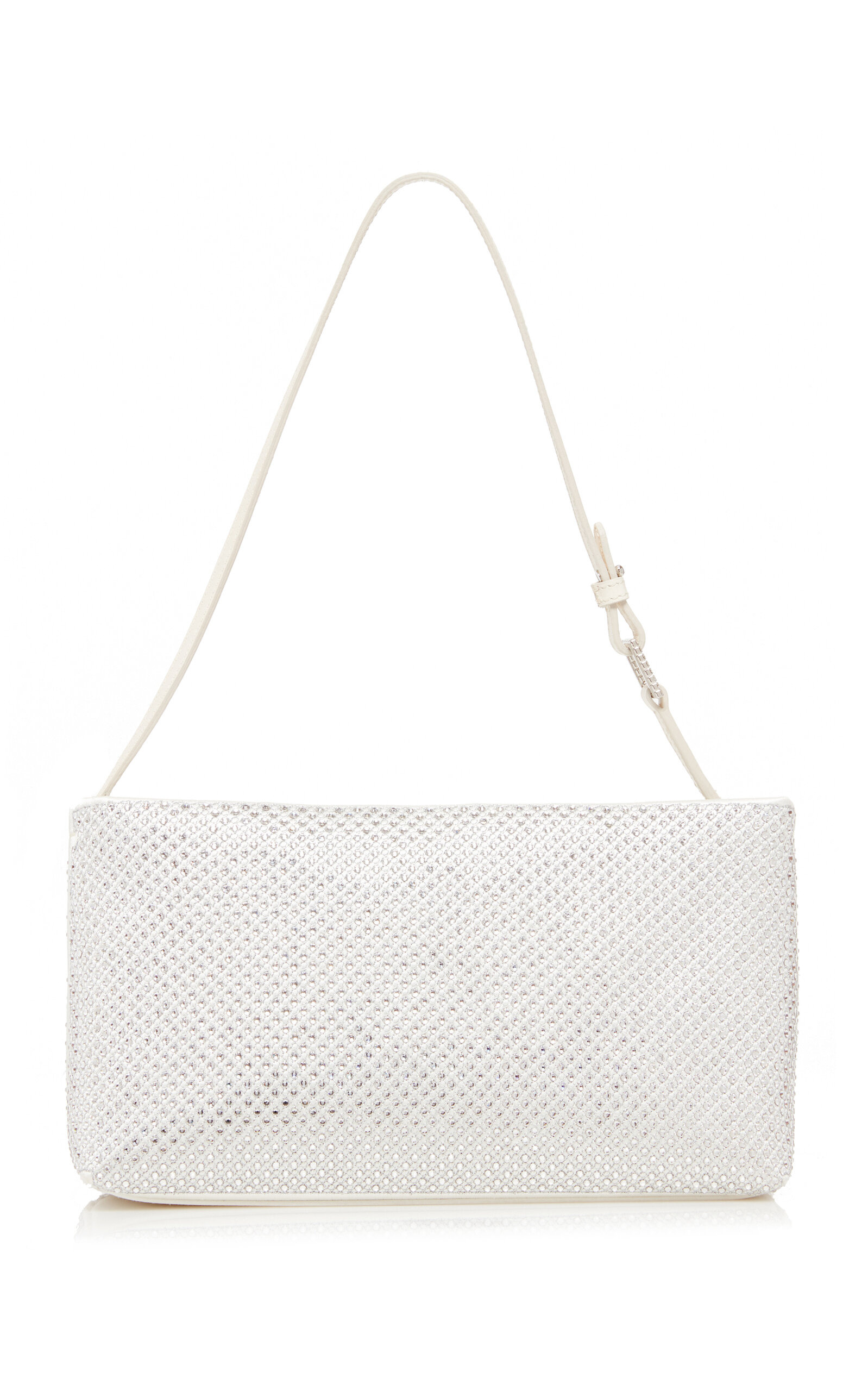 RV Nightlily Crystal Mesh Clutch silver - 4