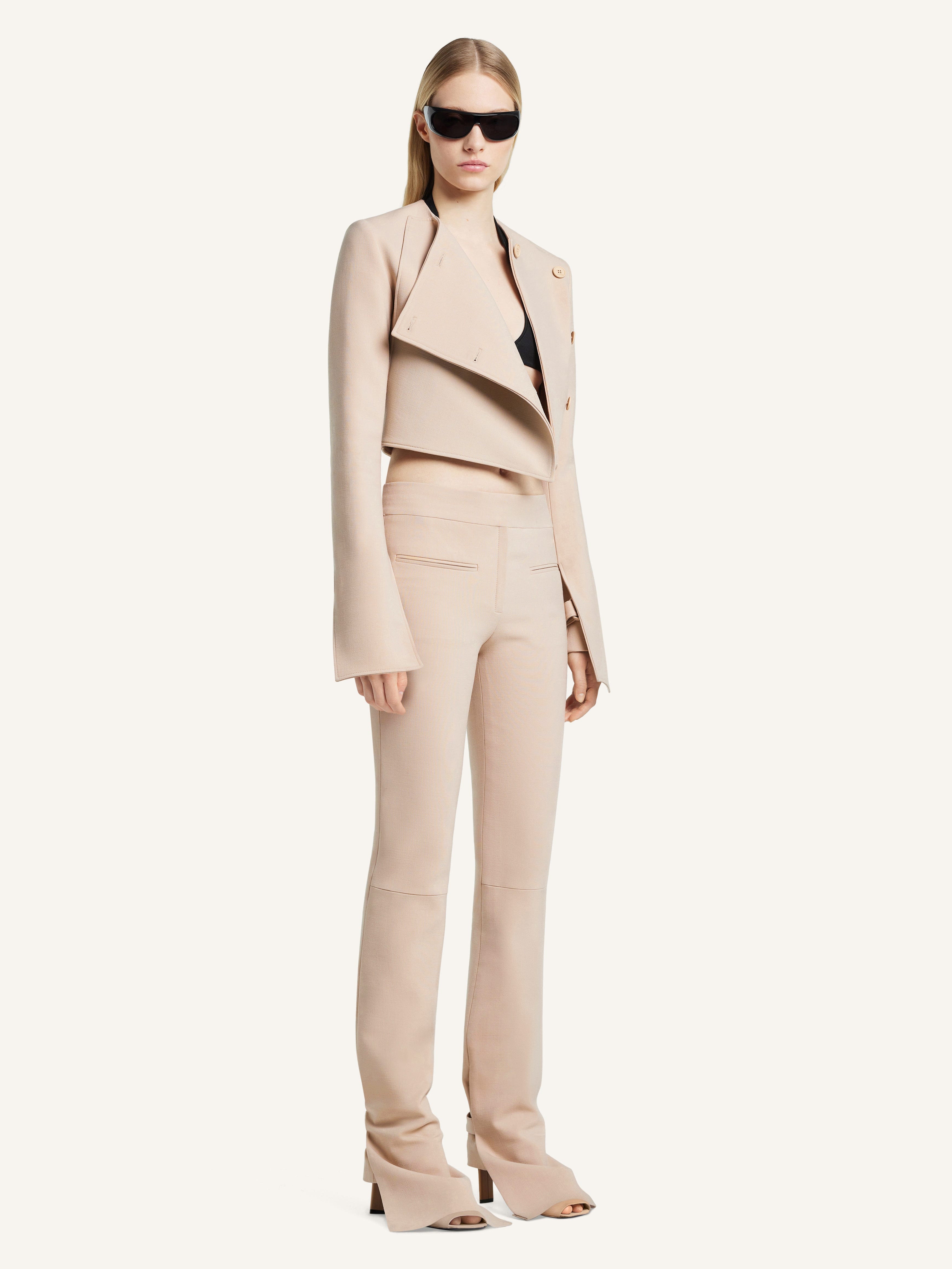 OBLIQUE TAILORED JACKET - 3