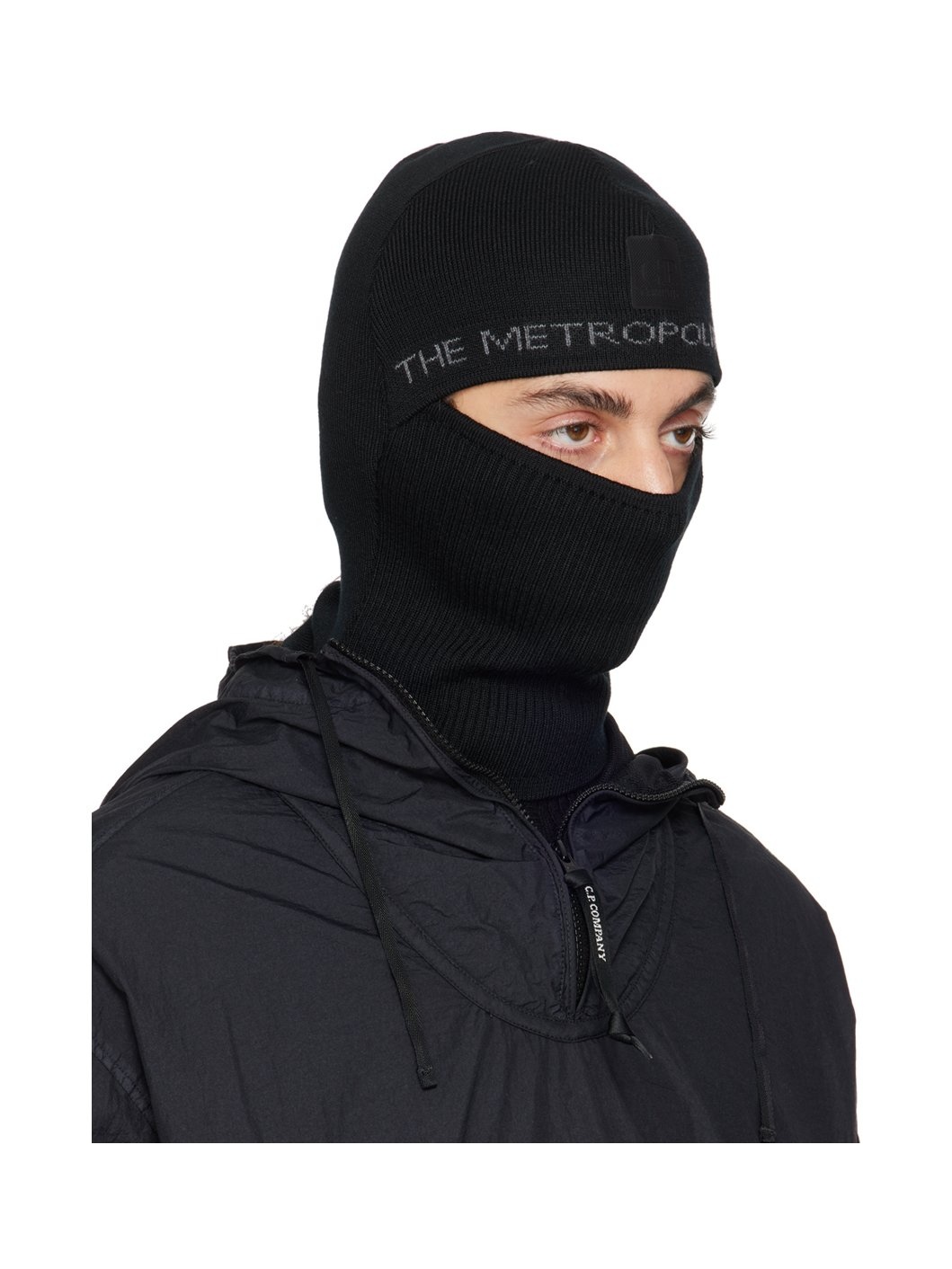 Black Re-Wool Balaclava - 2
