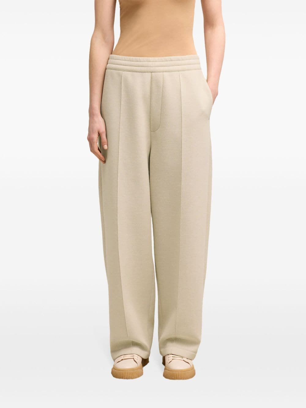 high-waisted pleated trousers - 5