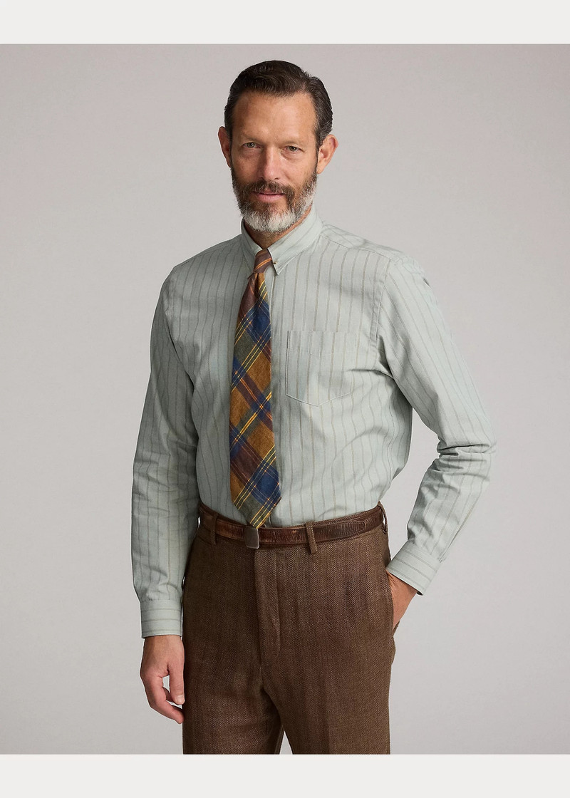 Slim Fit Striped Dobby Shirt 3