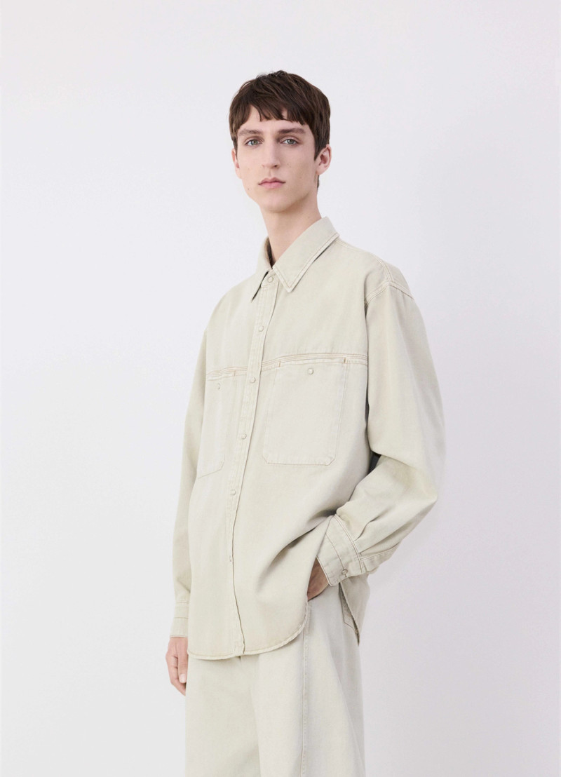 Lemaire DENIM SHIRT WITH SNAPS outlook